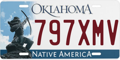 OK license plate 797XMV