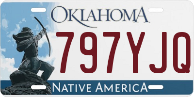 OK license plate 797YJQ