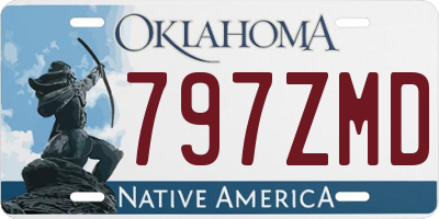 OK license plate 797ZMD