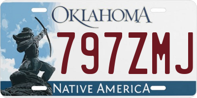 OK license plate 797ZMJ