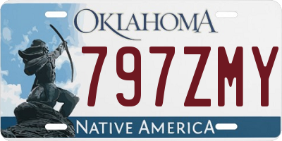 OK license plate 797ZMY