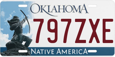 OK license plate 797ZXE