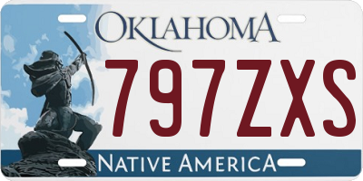OK license plate 797ZXS