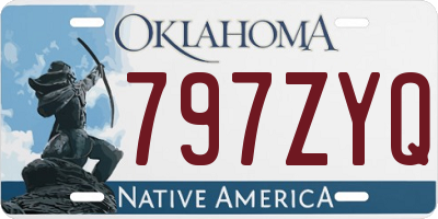 OK license plate 797ZYQ