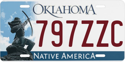 OK license plate 797ZZC