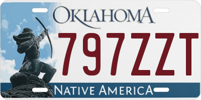 OK license plate 797ZZT