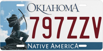 OK license plate 797ZZV