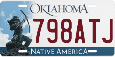 OK license plate 798ATJ