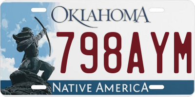 OK license plate 798AYM