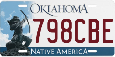 OK license plate 798CBE