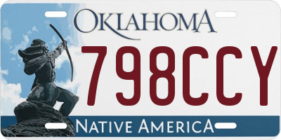 OK license plate 798CCY