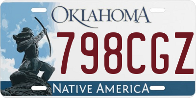 OK license plate 798CGZ