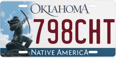 OK license plate 798CHT
