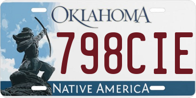 OK license plate 798CIE