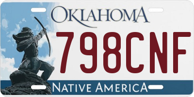 OK license plate 798CNF