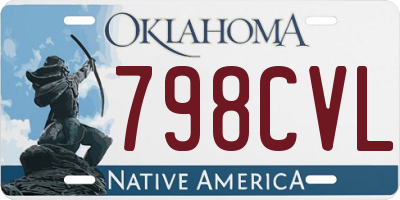 OK license plate 798CVL