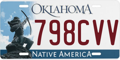 OK license plate 798CVV