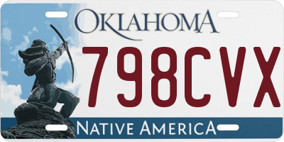 OK license plate 798CVX