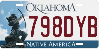 OK license plate 798DYB