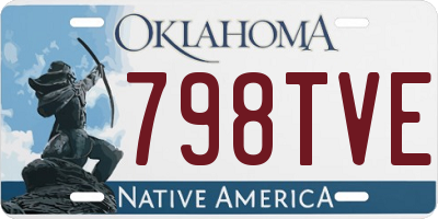 OK license plate 798TVE