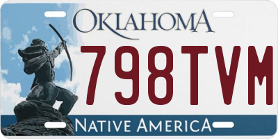 OK license plate 798TVM