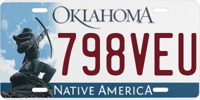 OK license plate 798VEU