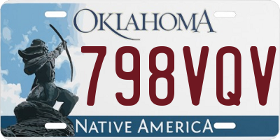 OK license plate 798VQV