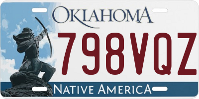 OK license plate 798VQZ