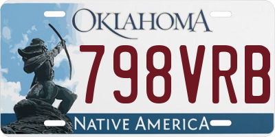 OK license plate 798VRB