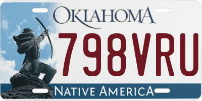 OK license plate 798VRU