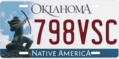OK license plate 798VSC