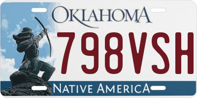 OK license plate 798VSH