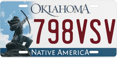 OK license plate 798VSV