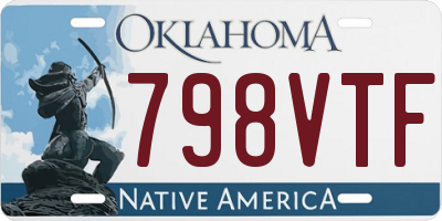 OK license plate 798VTF