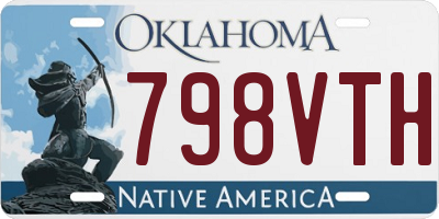 OK license plate 798VTH