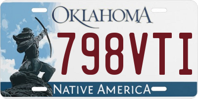 OK license plate 798VTI