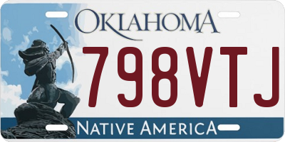 OK license plate 798VTJ