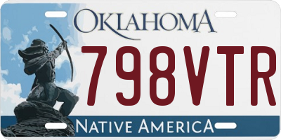 OK license plate 798VTR