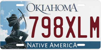 OK license plate 798XLM