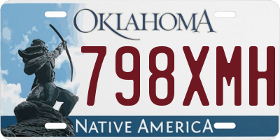 OK license plate 798XMH