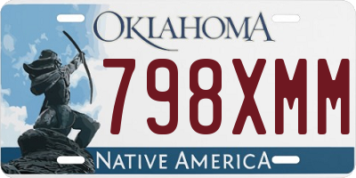 OK license plate 798XMM