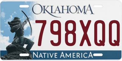OK license plate 798XQQ