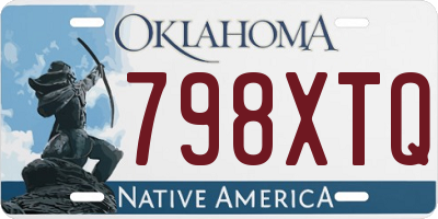 OK license plate 798XTQ