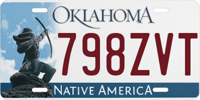 OK license plate 798ZVT