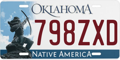 OK license plate 798ZXD