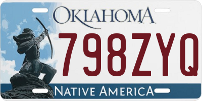 OK license plate 798ZYQ