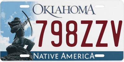 OK license plate 798ZZV