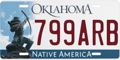 OK license plate 799ARB