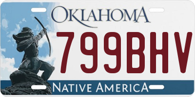 OK license plate 799BHV