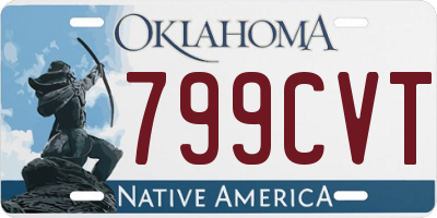 OK license plate 799CVT